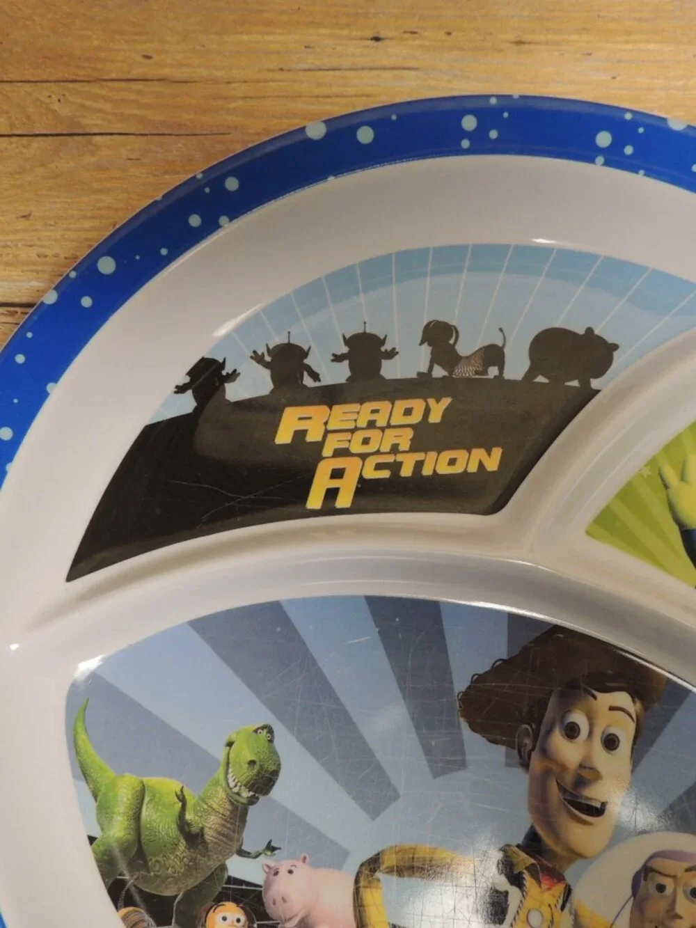 Toy Story Melamine Plate Early 2000's JC Penney Exclusive